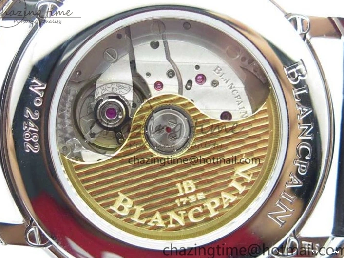0128 MultiPurpose Villeret 6654 SS Complicated Function OMF 1:1 Best Edition White Dial on Black Leather Strap A6654 V 7901